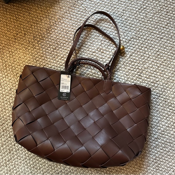 NWT Rebecca Minkoff Frankie Woven Tote - Picture 2 of 5